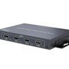 Przełącznik switch HDMI 4 wejścia x 1 wyjście HDMI ze spliterem obrazu x4 Quad-split Multiviewer LKV401MS
