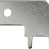 Wtyk płaski 3867B.68, pasuje do końcówek 6.3x0.8 mm, mosiąz ocynowany