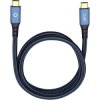 Oehlbach 9350 USB 3.2 Gen 1 USB-C Cable 0.5m Blue Gold-Plated Connectors