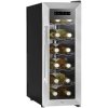 Baridi DH74 12 Bottle Wine Fridge & Cooler - Stainless Steel