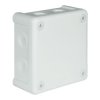Puszka n/t 98x98x42mm IP55 8-wl z osłabieniami biała VP 042-01 61.143 ELEKTRO-PLAST