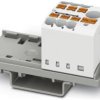 Distribution block, push-in connection, 0.14-4.0 mm², 7 pole, 24 A, 8 kV, white, 3273078