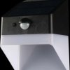 10309 Solar wall light fixture, 2 W, 200 lm, 4000 K, black, motion sen
