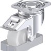 Blickle 906384 LH-SPO 100G-1-FI-FS Rolka obrotowa z blachy stalowej Średnica koła: 100 mm Maksymalne obciążenie: 500 kg