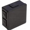 Puszka natynkowa hermetyczna pusta 86x86x40mm IP55 czarna