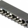 FFC connector, 2 pole, 1 row, pitch 2.54 mm, solder pin, tin-plated, 5-520314-2