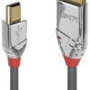 Lindy 36630 Kabel USB 0,5 m USB 2.0 USB A Mini-USB B Szary