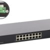 Gigabitowy switch PoE+ 16-portowy SFG116WP bez zasilacza do 16 kamer IP