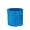 Puszka podtynkowa Z60Dw 60 mm głęboka z wkrętami niebieska 34035203 SIMET
