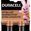 bateria alkaliczna Duracell Basic Duralock CiB LR03 AAA (blister) - 4 sztuki