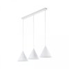 Lampa wisząca potrójna na belce biała CONO 10011 TK Lighting