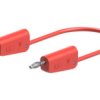 Przewód pomiarowy 64.1030-07522, 19A, 30 → 60V, kolor: Czerwony, dł. 75cm, Staubli