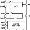 Differential 16-Channel, 4 Ω 1.8 V to 5.5 V, ±2.5 V, Analog Multiplexer