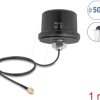 81469 Antenna 5G LTE GNSS WiFi 6 SMA plug, omnidirectional, roof mount