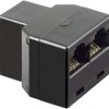 T-Adapter ISDN Gniazdo RJ45 (8P8C) 2x gniazd RJ45 (8P8C)
