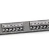Patch panel, patchpanel, 24 porty UTP kat6, IDC 110