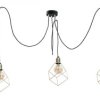 Lampa wisząca loftowa 3 xE27 TAHO GOLD