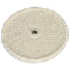 Sealey BG200BW Buffing Wheel Ø200 x 16mm Ø16mm Bore Fine