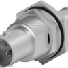 BNC panel socket 75 Ω, RG-108, RG-108A, crimp connection, straight, 5332342