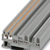 Through terminal block, push-in connection, 0.14-1.5 mm², 4 pole, 17.5 A, 6 kV, gray, 3212390