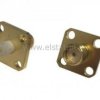 GN SMA żeńskie 50Ohm na panel kwadtat GOLD