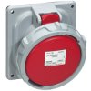 Złącze przemysłowe - zasilające 125A Gniazdo 415 V 3P + N + E Żeński Legrand Czerwony Montaż na panelu IP67