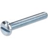 R-TECH 337195 Slotted Pan Head Machine Screws BZP M6 40mm - Pack Of 100