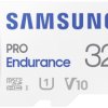 Samsung PRO Endurance microSDHC 32 GB Class 10, UHS-Class 1 Obsługa wideo 4K, zaw. kartę pamięci SD, odporny na wstrząsy