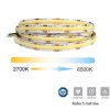 Taśma LED COB cyfrowa CCT (2700/6500K) 24V 20W/m WS2811 IP20 rolka 5m