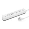Przedłużacz sieciowy 4-gniazdowy + USB-A + USB-C biało-szary 3m Montis MT186-WG-3