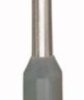 Insulated wire end ferrule, 0.75 mm², 16 mm/10 mm long, DIN 46228-4, gray, 216-242