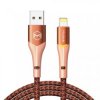 KABEL USB LIGHTNING 1,8M POMARANCZOWY