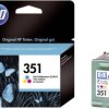 Tusz HP CB337EE (351), oryginalny, kolor