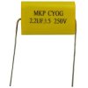 Kondensator AUDIO 2.2uF 225 MKP zamiennik MKT foliowy syczki wysokie tony