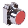 Techna PtecMetPNRed Red Flush Push Button Switch Metal