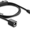 81564 RJ45 Cable plug to jack with switch Cat.6 F/UTP 1 m - network sw
