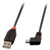 LINDY 31972 USB cable USB 2.0 USB-A plug, USB-Mini-B plug 2.00 m Black