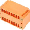 Weidmüller 1973340000 Obudowa złącza pin męskiego na PCB SCD 3.81/20/90F 3.2SN OR BX, wire-to-board, piny: 20, 10 A, 50