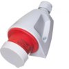 Wtyczka odbiornikowa z zatyczką 16A 4P 400V IP44 WSM czerwona 922061