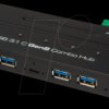 UA0319 USB 3.1 7-Port Industrial hub, 15kV EDS