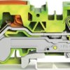 2-wire protective earth terminal, spring-clamp connection, 0.5-16 mm², 1 pole, green-yellow, 2116-5207