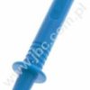 404-IEC-BL Sonda probiercza bezpieczna z gniazdem 4mm, L=115mm, niebieska, ELECTRO-PJP, 404IECBL