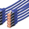 kabel LAN Digitus DK-1644-050-B-10, 10 szt., RJ45, CAT 6, S/FTP, 5.00 m, niebieski