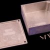 Aluminum die cast enclosure, (L x W x H) 92 x 92 x 42 mm, natural, IP54, 1590Y