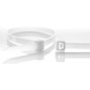 Cable tie, PA, (L x W) 140 x 3.6 mm, bundle-Ø 33 mm, natural, UV resistant, -40 to 85 °C, 11074971, package with 100 pieces