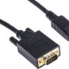 Kabel DisplayPort długość 1m B: VGA A: Display Port RS PRO 1080p