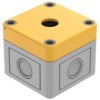Obudowa kasety sterowniczej EAO 1-otworowa Ø 22.5mm Szary/żółty 84