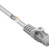 kabel LAN Renkforce RF-5043982, 1 szt., RJ45, CAT 5e, U/UTP, 2.00 m, szary