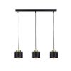Lampa Wisząca Nowoczesna 3Xe27 Simply Black/Gold