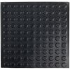R-TECH 310020 PU Round Protective Feet Ø12.7 x 3.5 - Black - Sheet 100